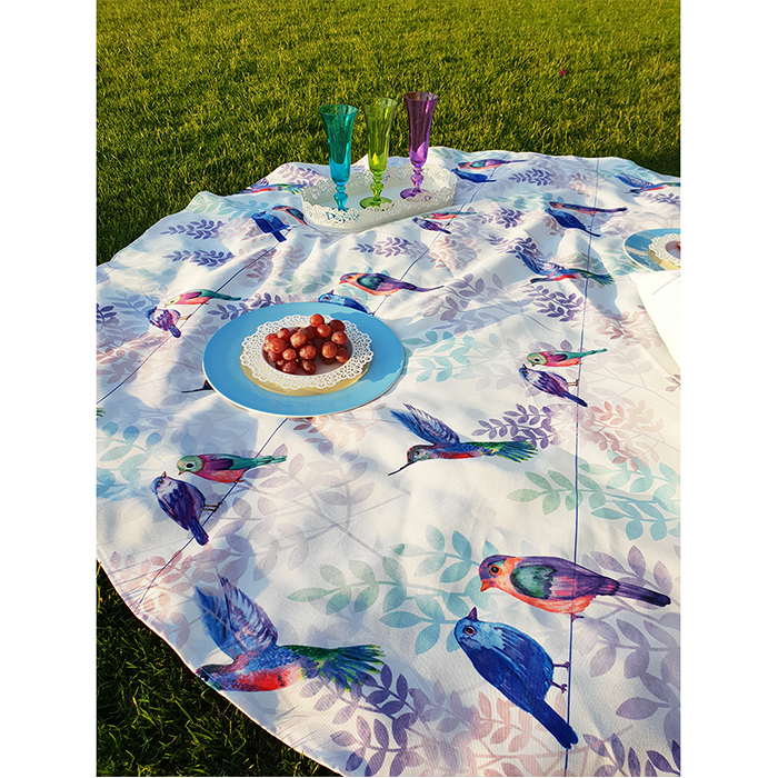  Birds Table Cloth-Circular